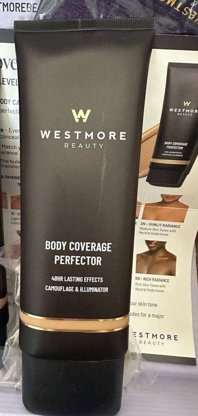 Authentic Sealed WESTMORE BEAUTY BODY COVERAGE PERFECTOR 4W TAN RADIANCE 6.8oz